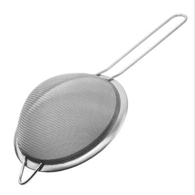 

1pc Stainless Steel Kitchen Flour Handheld Screen Mesh Strainer Flour Sieve Oil Strainer colander Filter spoon tool