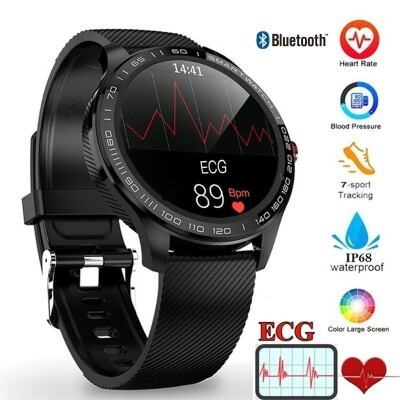 

New Upgrade Men Smart Watch IP68 Waterproof ECGPPG Heart Rate Blood Pressure Blood Oxygen