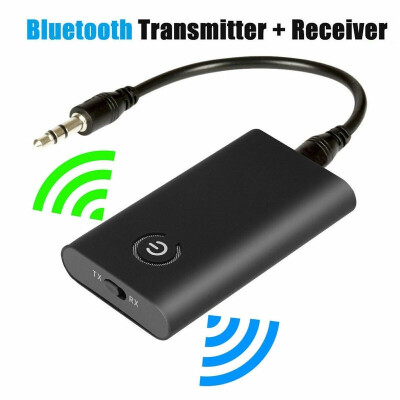 

Wireless Bluetooth 50 Transmitter & Receiver A2DP Audio 35mm Jack Aux Adapter