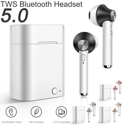 

Headphones willstar D012 Stereo TWS Wireless Binaural Bluetooth Headset 50TWS Bluetooth Headset Silver Black Gold Red