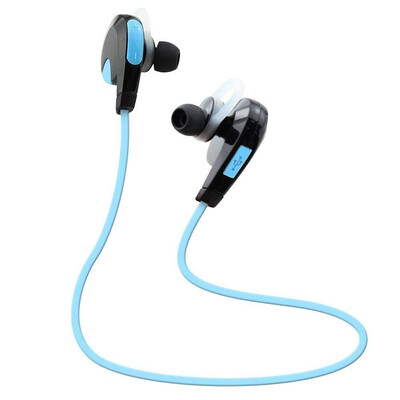 

Free Shipping QY7 Portable Wireless Bluetooth Earphones Neckband Noise Cancelling Stereo Sport Headsets Running In Ear Earbuds