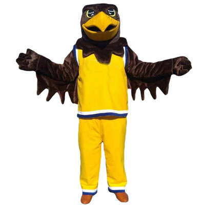 

LangtengBrown Sport Eagle Mascot Costume Cartoon Cosplay Party Halloween Christmas Festival Performance