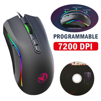 

2020 New A869rgb Macro Definition Programmable Rgb Marquee Game Mouse