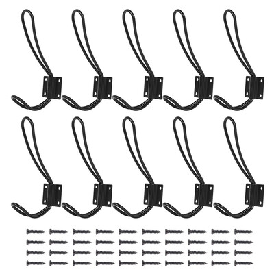 

510Pcs Vintage Antique Wall Door Hooks For Clothes Coat Hat Bag Towel Bath Hanger