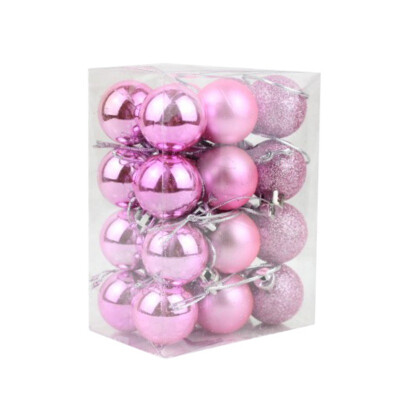 

24pcs Balls Decorations Baubles Party Wedding Christmas Tree Xmas Ornament