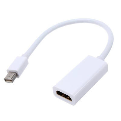 

Mini DisplayPort to HDMI Adapter Mini DP to HDMI in White - Thunderbolt 2 Port Compatible