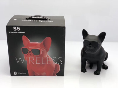 

Portable Bulldog Bluetooth Speaker Mobile Phone Computer Desktop Wireless Audio TF card AUX Player Whole Body dog Mp3 Speakers