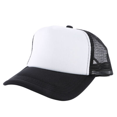 

2019 Attractive Unisex Casual Hat Solid Baseball Cap Trucker Mesh Blank Visor Hat Adjustable