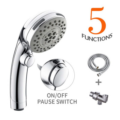 

NeillieN Five-function button waterproof sprinkler pressurized hand-held sprinkler multi-function shower in bathroomsprinkler