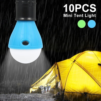 

10Pcs Portable Fishing Camping Light Lamp LED Hanging Bulb Tent Lantern Outdoor Emergency without Batteries