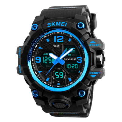 

SKMEI New Fashion Men Sports Watches Men Quartz Analog LED Digital Clock Man Military Waterproof Watch