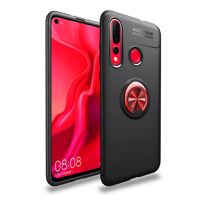 

Goowiiz Phone Case For Huawei Nova 4P Smart 2019Honor 10 LiteHonor 8A Luxury Metal Ring Magnetic Bracket TPU Shockproof Cooling