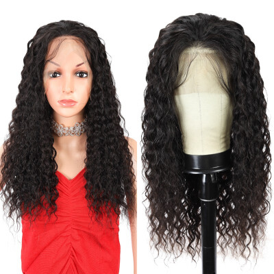 

Amazing Star Curly Lace Front Wigs Brazilian Virgin Hair Water Wave Lace Frontal Wigs Human Hair Lace Front Wigs 150 Density