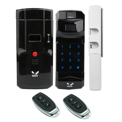 

WAFU Wireless Smart Invisible Fingerprint Remote Lock Keyless Entry Door Lock Security Anti-theft Locks Phone APP BT Unlock with
