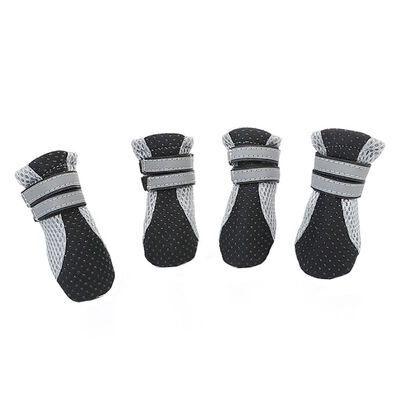 

4pc Dogs Shoes Outdoor Waterproof Nonslip Anti-stain Dog Cat Socks Reflective Booties Shoes With Rubber Sole Pet Paw Protector