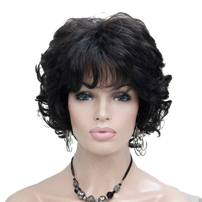 

Strong Beauty Ladies Wigs Short Wavy Golden Blonde Hair For Women Synthetic Capless Full Wig 12 Colors