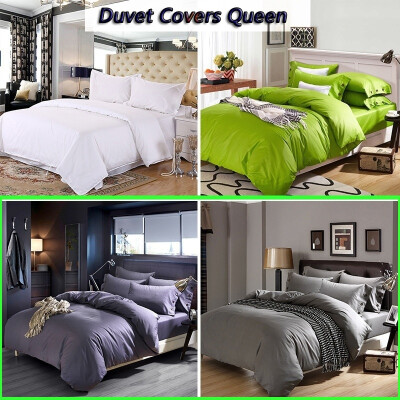 

1pcs Comfort Plain Duvet Cover Bed Sheet Twin Full & King Size