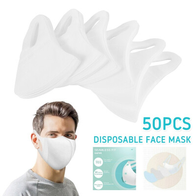 

10-50Pcs Disposable Masks Earloops Masks 3-Ply Nonwoven Disposable Elastic Mouth Masks