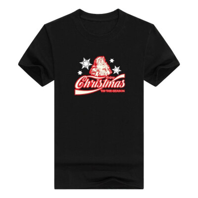 

Enjoy Christmas Tis The Season Ugly Santa Mens T-Shirt Broadcloth Shirt