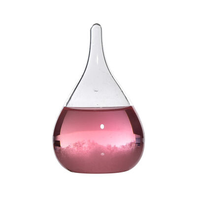 

30ml Transparent Droplet Storm Glass Water Drop Weather Storm Forecast Predictor Monitor Bottle Home Decor