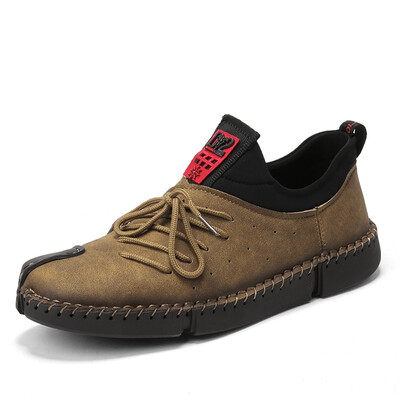 

Mens Shoes Lightweight Casual Shoes Non-Slip Mens Shoes Fashion Casual Shoes Black Brown Khaki Size 39-44