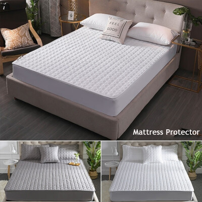 

Fashion Cotton Highliving Qulited Mattress Protector Extra Deep Single Double King