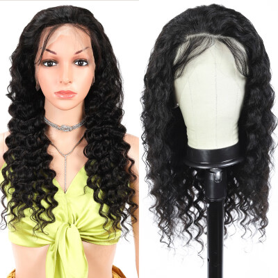 

Amazing Star Virgin Hair Deep Wave Lace Front Wigs with Baby Hair Deep Wave Brazilian Hair Lace Front Wigs Soft&Bouncy