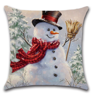 

Merry Christmas Pillow Cover Sofa Cushion Cover Pillowcase Decorative Pillows Pillow Case