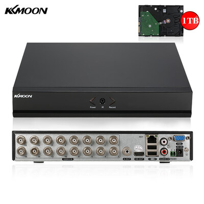 

KKmoon® 16CH Channel Full 960HD1 DVR HVR NVR HDMI P2P Cloud Network Onvif Digital Video Recorder 1TB Seagate Hard Disk support