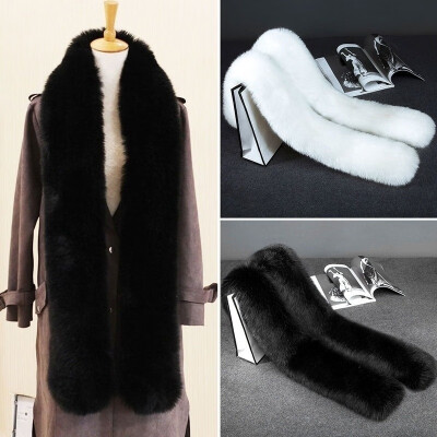 

Willstar Women Men Faux Fur Long Collar Scarf Fluffy Winter Shawl Wrap Stole Warm Scarfs