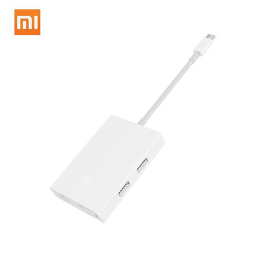 

Original Xiaomi USB-C to VGA Adapter 2K Output 1000Mbps Gigabit Network Multifunction 5 in 1 PhoneComputer USB-C PD30 Fast Charg