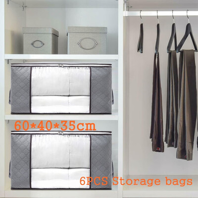

Large Storage Bags Clothes with Zips 3pcs Duvet Storage Bag