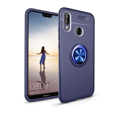 

Goowiiz Phone Case For Huawei Nova 3Nova 3iNova 3EP20 LiteY5 2018 Luxury Metal Ring Magnetic Bracket TPU Shockproof Cooling