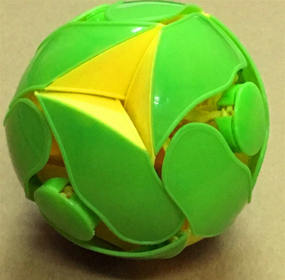 

2018 new fancy toy discoloration golfer discoloration ball transformation ball creative expansion ball