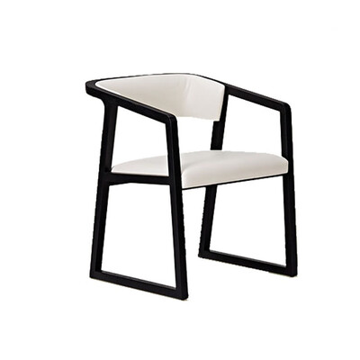 

High quality oak wood armrest dining chair