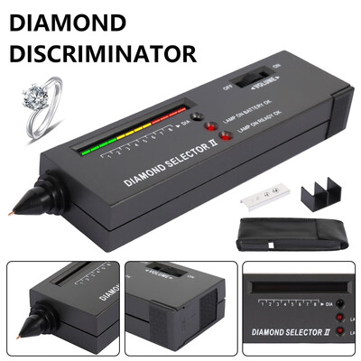 

Portable High Accuracy Jeweler Diamond Tester Tool Kit Illuminated Loupe