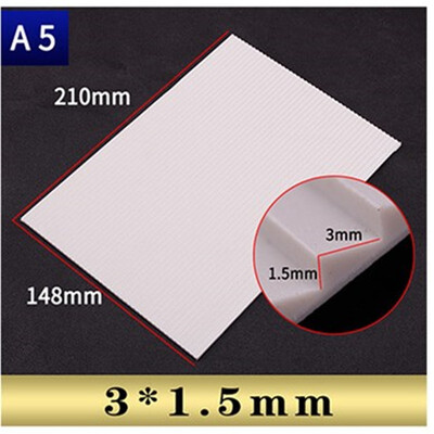 

DIY 2pcs sand ABS simulation stair step plate plastic building materials 210148MM
