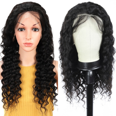 

Amazing Star Deep Wave Lace Front Wigs Virgin Human Hair Lace Front Wigs with Baby Hair Brazilian Wet&Wavy Human Hair Wigs