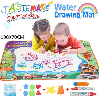 

Willstar Water Doodle Mat Aqua Drawing Painting Mat Large 100 X 70cm with Magic Pens Learning Toys for Birthday Christmas Gift