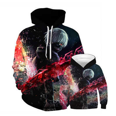 

AOWOFS new 3D digital printing Plus size mens Hoodies parent-child pullover Kids sweater womens hoodie QYDM140-TZ064