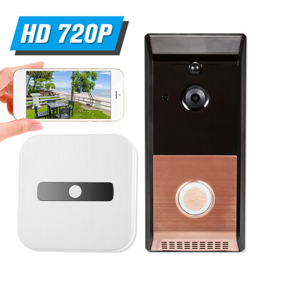 

WiFi Smart Wireless Security DoorBell Smart HD 720P Visual Intercom Recording Video Door Phone With Indoor Ding-Dong APP Remote Ho