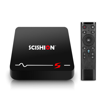 

SCISHION S Smart Android 81 TV Box 2GB16GB RK3229 Quad-core Voice Search 4K UHD H265 VP9 DLNA WiFi LAN RJ45 Ethernet HD Media P