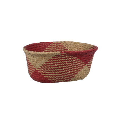 

Willstar Foldable Seagrass Basket Rattan Belly Storage Basket Plant Pot Wicker Hanging Flower Home Storage Holder Laundry Bag