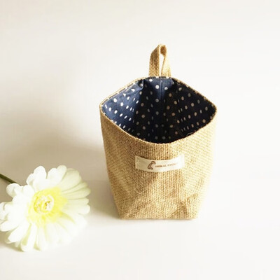 

Double-sided Ear Cotton Linen Hanging Bag