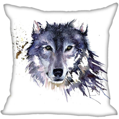 

Wolf Pillow Case High Quality New Years Pillowcase Wedding Decorative Pillow Cover Gift For Children 35x35CM