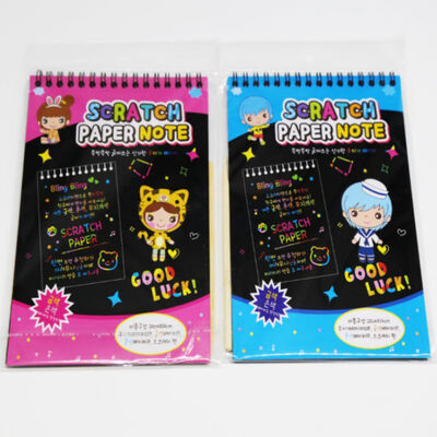 

New Drawing Board Paper Scraping Painting Children Kids Learning Drawing Education Toys Scratch Cartoon Magic Colorful Toys