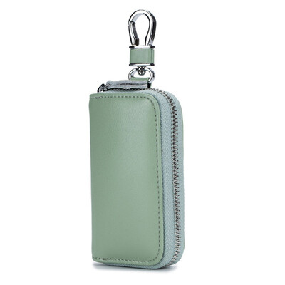 

Leather Key Chain Bag Leather Key Holders Smart Car Key Case auto remote key chain bag Pack for Men Women