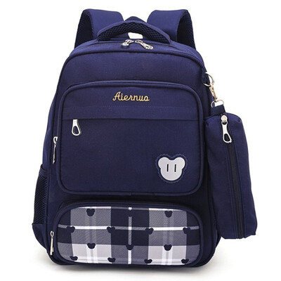 

Waterproof School Bag Backpack Children Girls Boys Book Bags Satchel Orthopedic Waterproof Kids Mochila Infantil With Pencil box