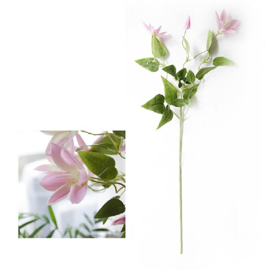 

simulation one branch artificial flower home decoration fake floral wedding supplies Pink