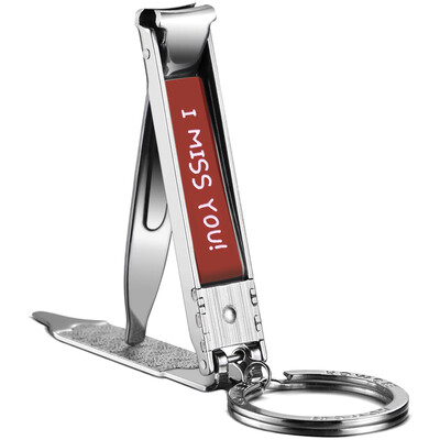

Korea Kowell Han Kewei nail clippers stainless steel nail scissors nail set key ring hand&foot nail clippers can be washed BK-MC1500 red import